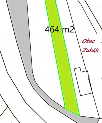 IBA U NÁS! pozemok na výstavbu chaty, mobilného domu Zubák