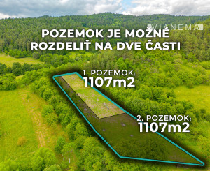 IBA U NÁS! Na predaj rekreačný pozemok v obci Udiča, 2.214m2