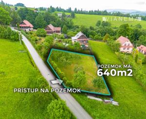 IBA U NÁS! Stavebný pozemok v obci Čierne, Čadca - 640 m²