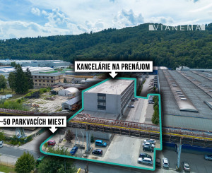 IBA U NÁS! Na prenájom poschodie v budove v Považskej Bystrici