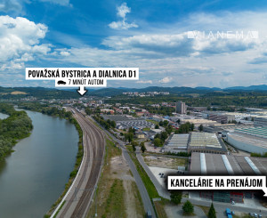 IBA U NÁS! Na prenájom poschodie v budove v Považskej Bystrici