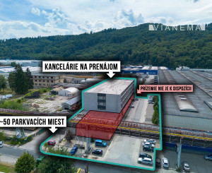 IBA U NÁS!Na prenájom 3-podlažná budova v Považskej Bystrici