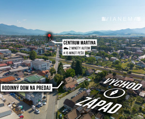 REZERVOVANÉ: Na predaj rodinný dom - širšie centrum Martin