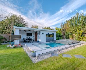 CSAK NÁLUNK! 4 szobás bungaló medencével eladó, Dunaszerdahely