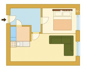 IBA U NÁS! 1,5 izbový byt 40m2, Amurská, Košice nad Jazerom