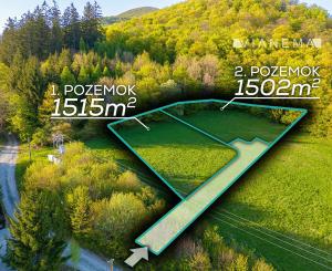 IBA U NÁS! Pozemok na stavbu chát s výhľadom-Beluša,o.Púchov