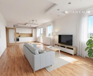 IBA U NÁS! 2 izbový byt  71m² + 2 balkóny + parkovacie stáie