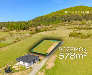 Krásny stavebný slnečný pozemok, 578m2, Prečín, PB