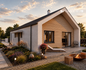Na predaj 4 izbový rodinný dom 81m2 v projekte Medné House, LR