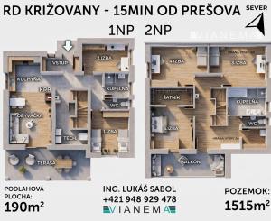 Priestranný 6 izb rodinný dom s veľkým pozemkom 15 min od PO