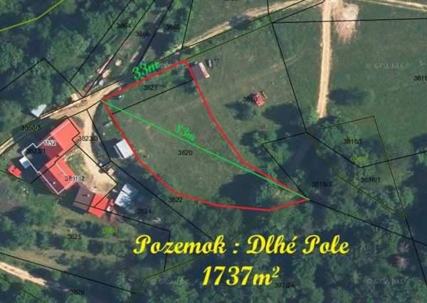 IBA U NÁS! na predaj pozemok v Dlhom Poli