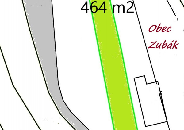 IBA U NÁS! pozemok na výstavbu chaty, mobilného domu Zubák