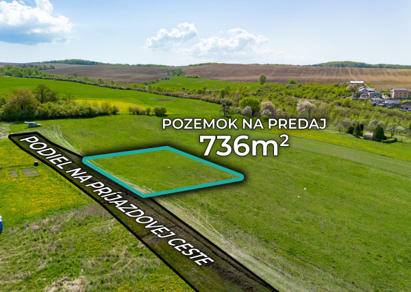 REZERVOVANÉ! IBA U NÁS! Pozemok pre RD v obci Chrastné