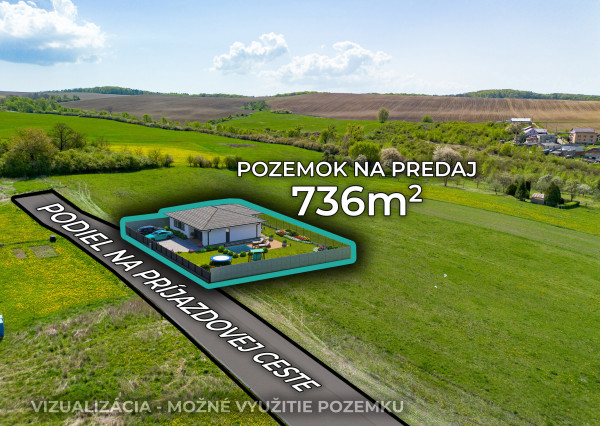 PREDANÉ! IBA U NÁS! Pozemok pre RD v obci Chrastné