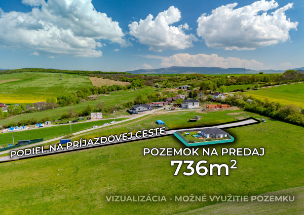 PREDANÉ! IBA U NÁS! Pozemok pre RD v obci Chrastné