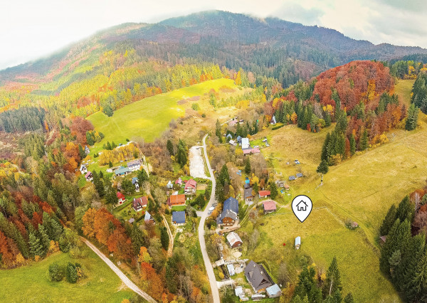 IBA U NÁS! Stavebný pozemok s výhľadom-SKI Čertov, Lazy p.M.