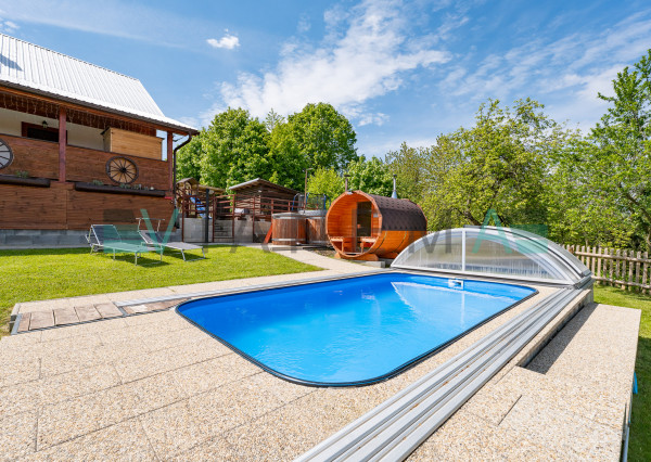 IBA U NÁS! Wellness chata so súpisným číslom na hranici SR/ČR