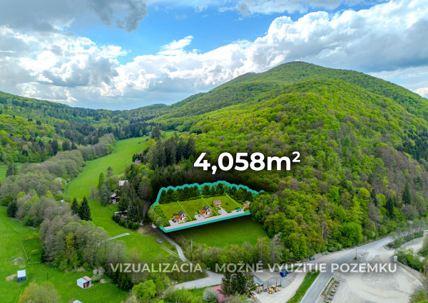 IBA U NÁS! Pozemok na stavbu chaty s výhľadom nad Belušou