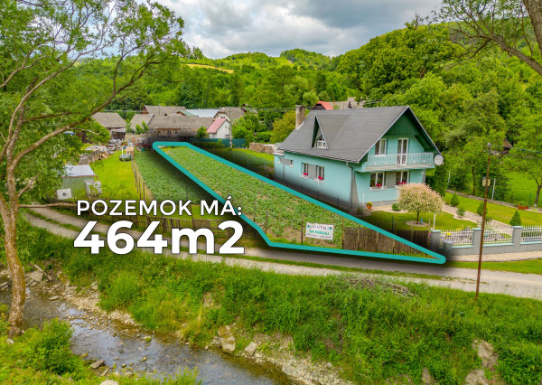 IBA U NÁS! pozemok na výstavbu chaty, mobilného domu Zubák