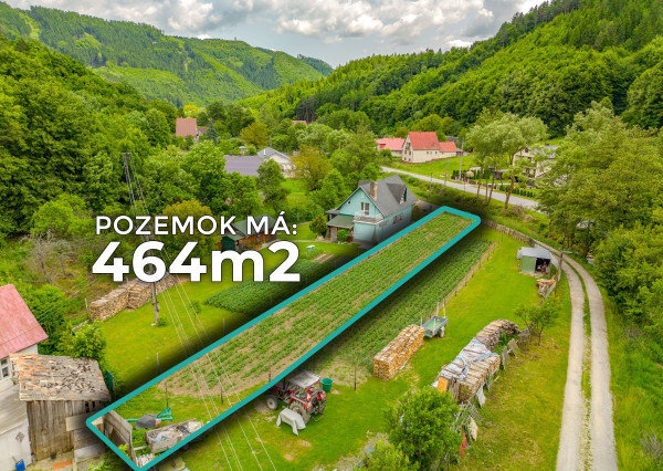 IBA U NÁS! pozemok na výstavbu chaty, mobilného domu Zubák