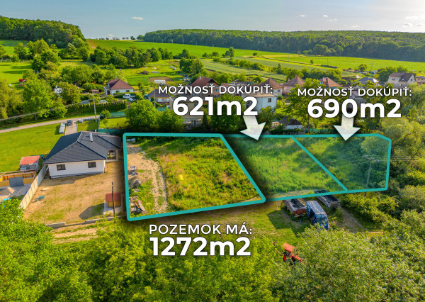 IBA U NÁS! Pozemok na dom v prírodnom prostredí obce Šišov