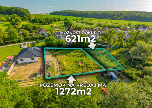 IBA U NÁS! Pozemok na dom v prírodnom prostredí obce Šišov