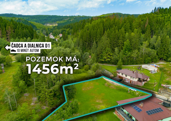 IBA U NÁS! Na predaj stavebný pozemok Čadca-Milošová