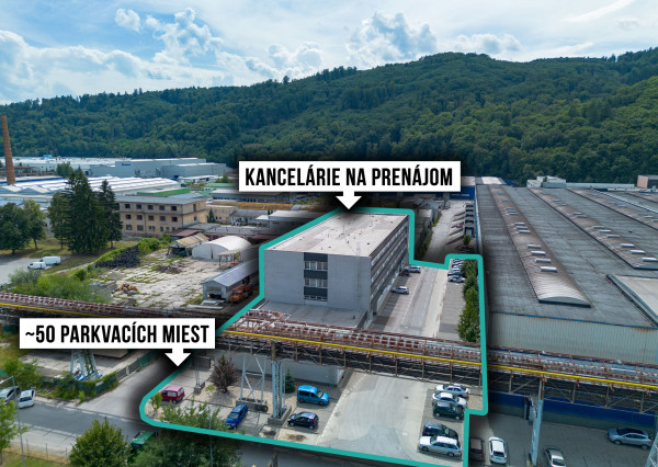 IBA U NÁS! Na prenájom poschodie v budove v Považskej Bystrici