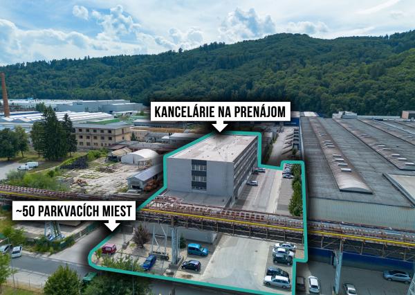 IBA U NÁS!Na prenájom 3-podlažná budova v Považskej Bystrici