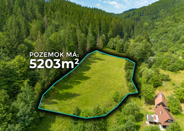 IBA U NÁS! 5203 m² stavebného pozemku v obci Veľké Rovné.