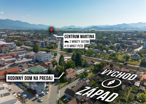 REZERVOVANÉ: Na predaj rodinný dom - širšie centrum Martin