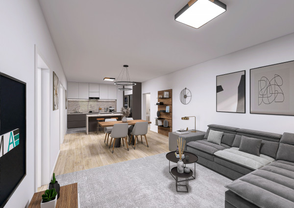 IBA U NÁS! Byt ako dom, 4 izby terasa a pozemok 450m2