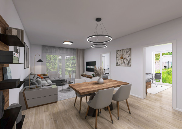 IBA U NÁS! Byt ako dom, 4 izby terasa a pozemok 450m2