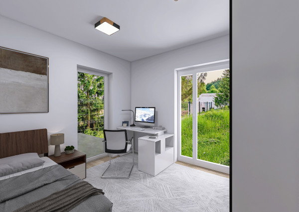 IBA U NÁS! Byt ako dom, 4 izby terasa a pozemok 450m2