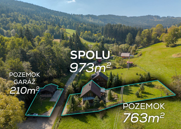 IBA U NÁS! Výnimočný rodinný dom, pozemok 973 m2, Makov