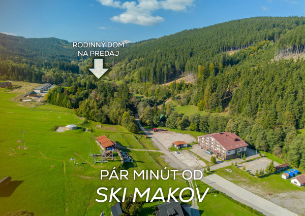 IBA U NÁS! Výnimočný rodinný dom, pozemok 973 m2, Makov