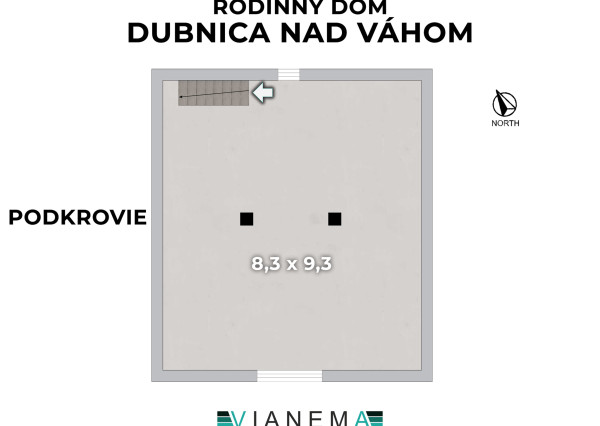 IBA U NÁS! Dom s väčšou záhradou a výhľadom - Dubnica n./V.