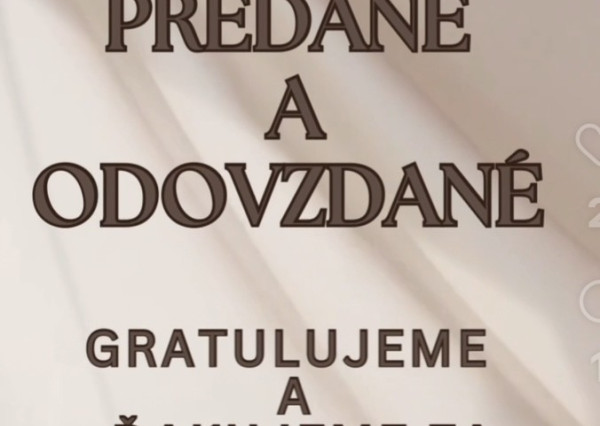 PREDANÉ! IBA U  NÁS! 2 izbový byt, Petzvalová, Košice
