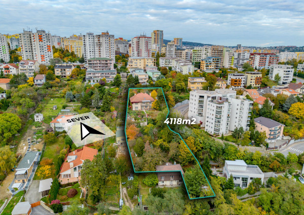 IBA U NÁS: Projekt vila / bytové domy, BA-Karlova Ves