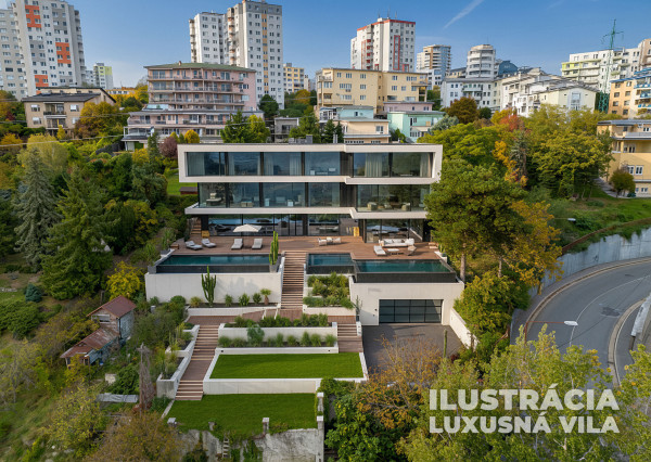 IBA U NÁS: Projekt vila / bytové domy, BA-Karlova Ves