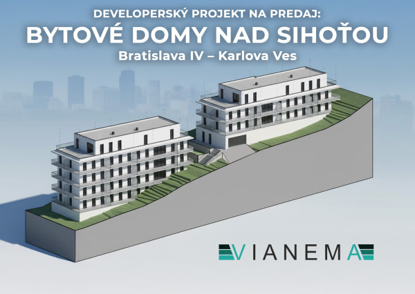 IBA U NÁS: Projekt vila / bytové domy, BA-Karlova Ves