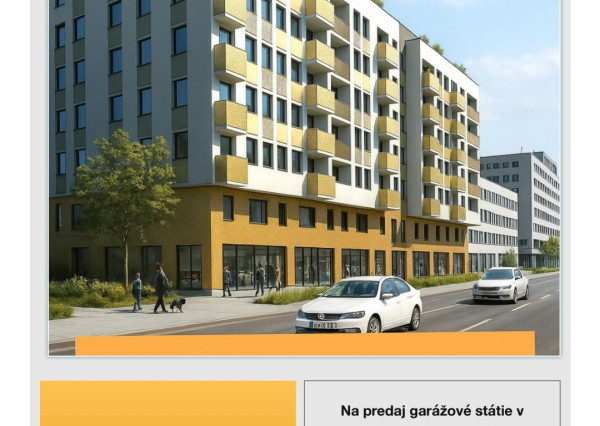 IBA U NÁS! Na predaj garáž v novostavbe Panónka