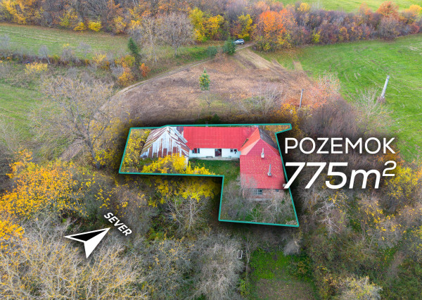 IBA U NÁS!Na predaj dom v krásnom prostredí, Haluzice, 775m2