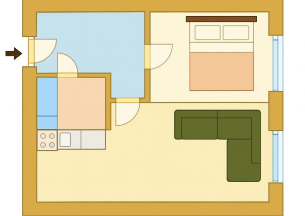 IBA U NÁS! 1,5 izbový byt 40m2, Amurská, Košice nad Jazerom