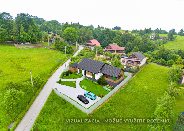 IBA U NÁS! Stavebný pozemok v obci Čierne, Čadca - 640 m²