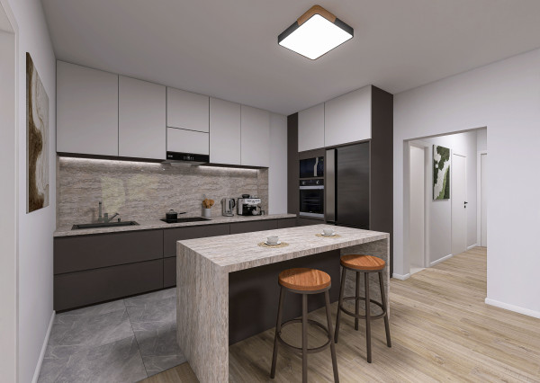 IBA U NÁS! Byt s benefitmi domu, 4i, terasa a pozemok 450m2