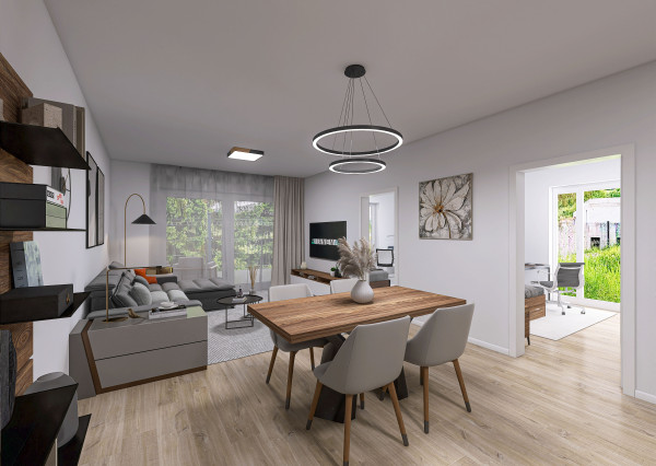 IBA U NÁS! Byt s benefitmi domu, 4i, terasa a pozemok 450m2