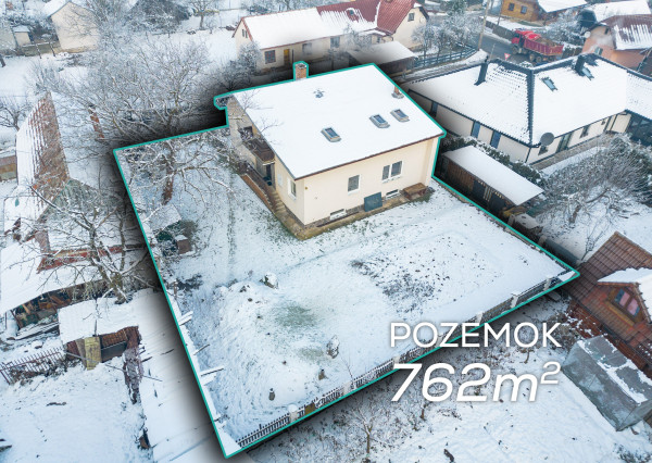 IBA U NÁS  Na predaj rodinný dom v obci Ďurčiná, 762 m2