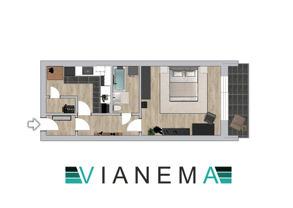 IBA U NÁS! Na predaj 1-izbový byt, Ilava, 41m2