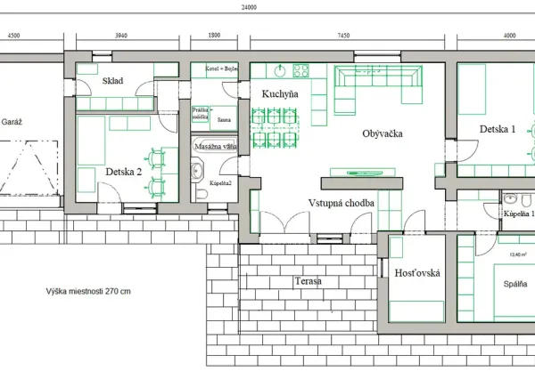 NA PREDAJ 5 izbový RD, Chocholná Velčice